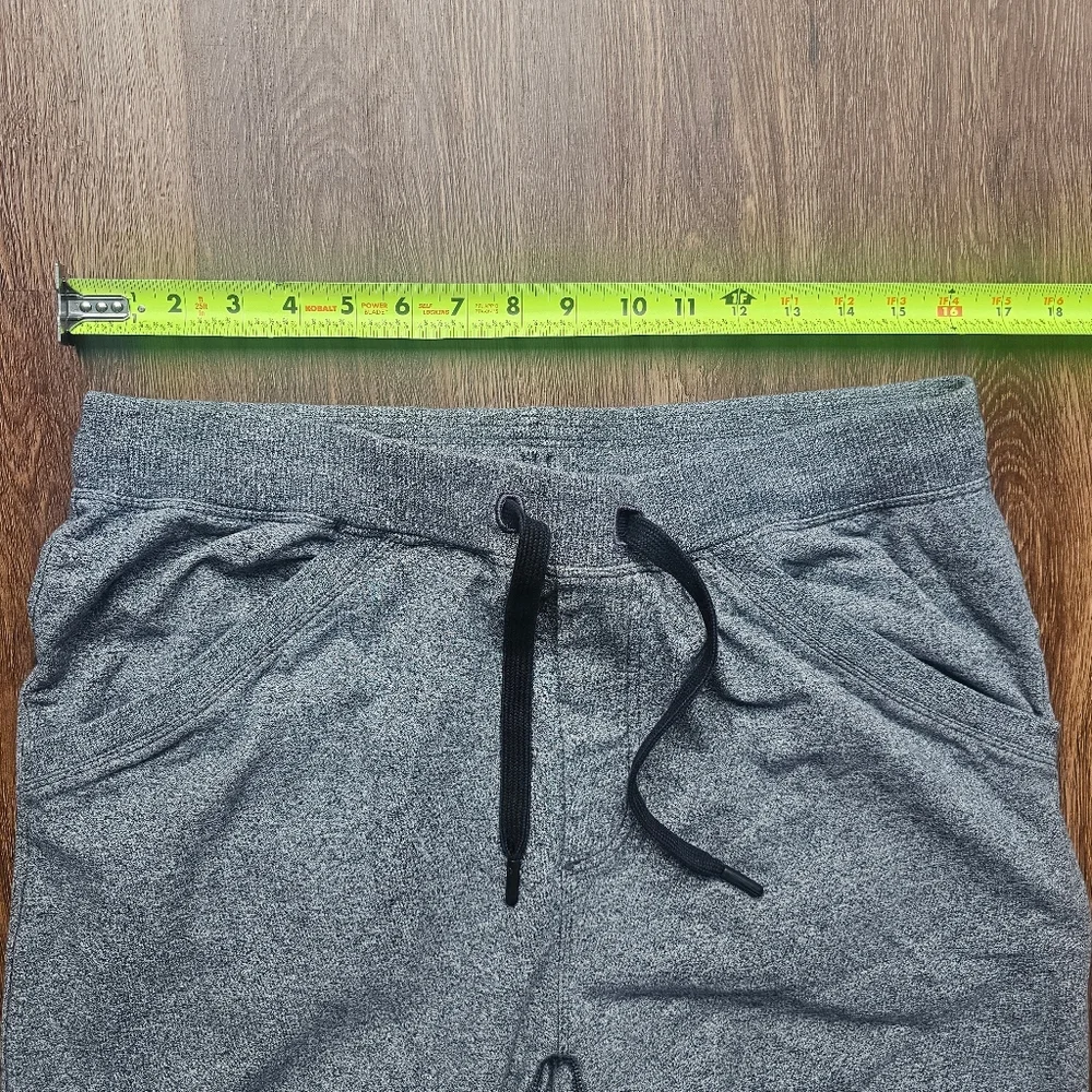 Lululemon Sweatpants Mens Large L Revival Heather Gray Fleece Joggers Lounge - Picture 5 of 8